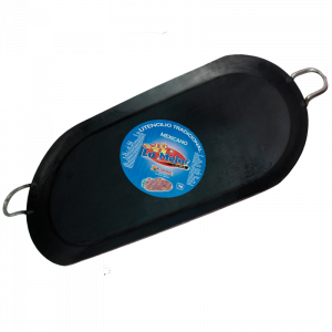 Oval cast iron griddle 15"x8"